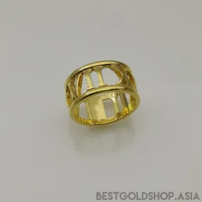 22K / 916 Gold Roman Ring V5