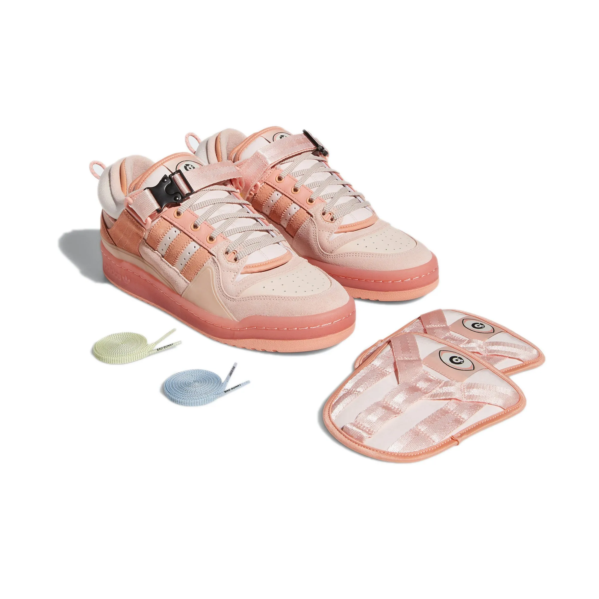 Adidas x Bad Bunny Mens Forum Easter Egg Shoes