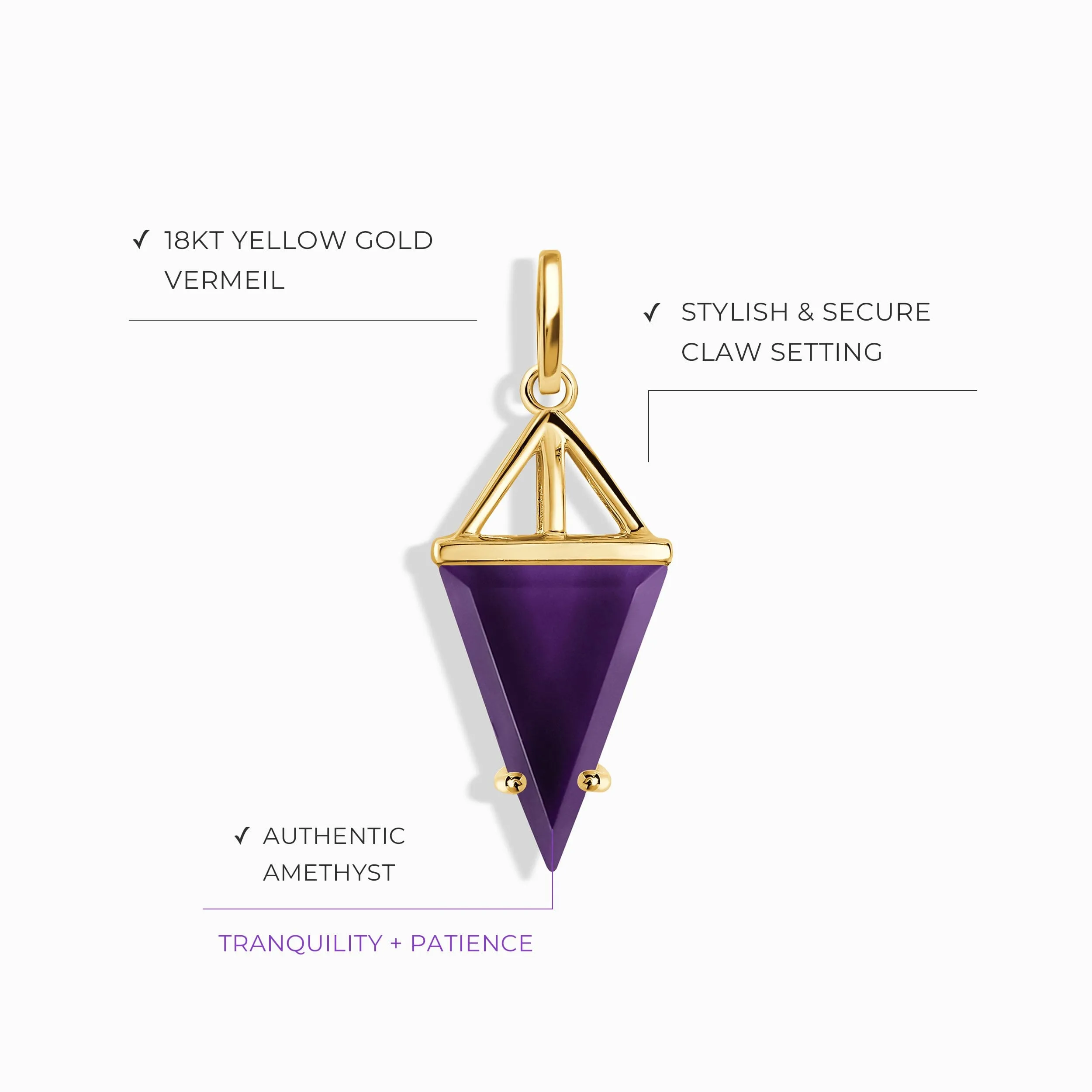 Amethyst Charm - Heroine