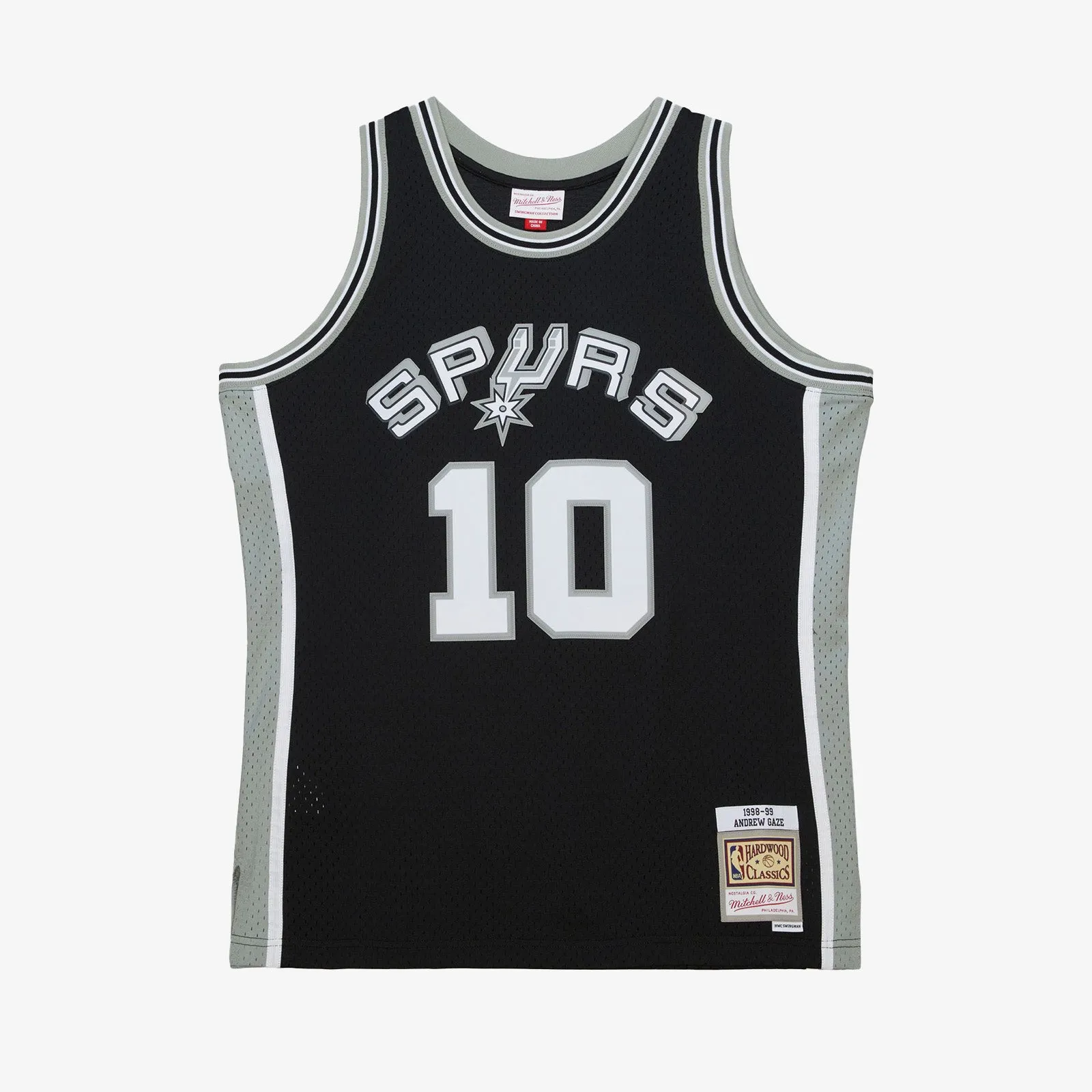 Andrew Gaze San Antonio Spurs 98-99 HWC Swingman Jersey - Black