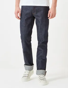 A.P.C. Petit New Standard Jeans (Slim Tapered) - Indigo Blue Denim