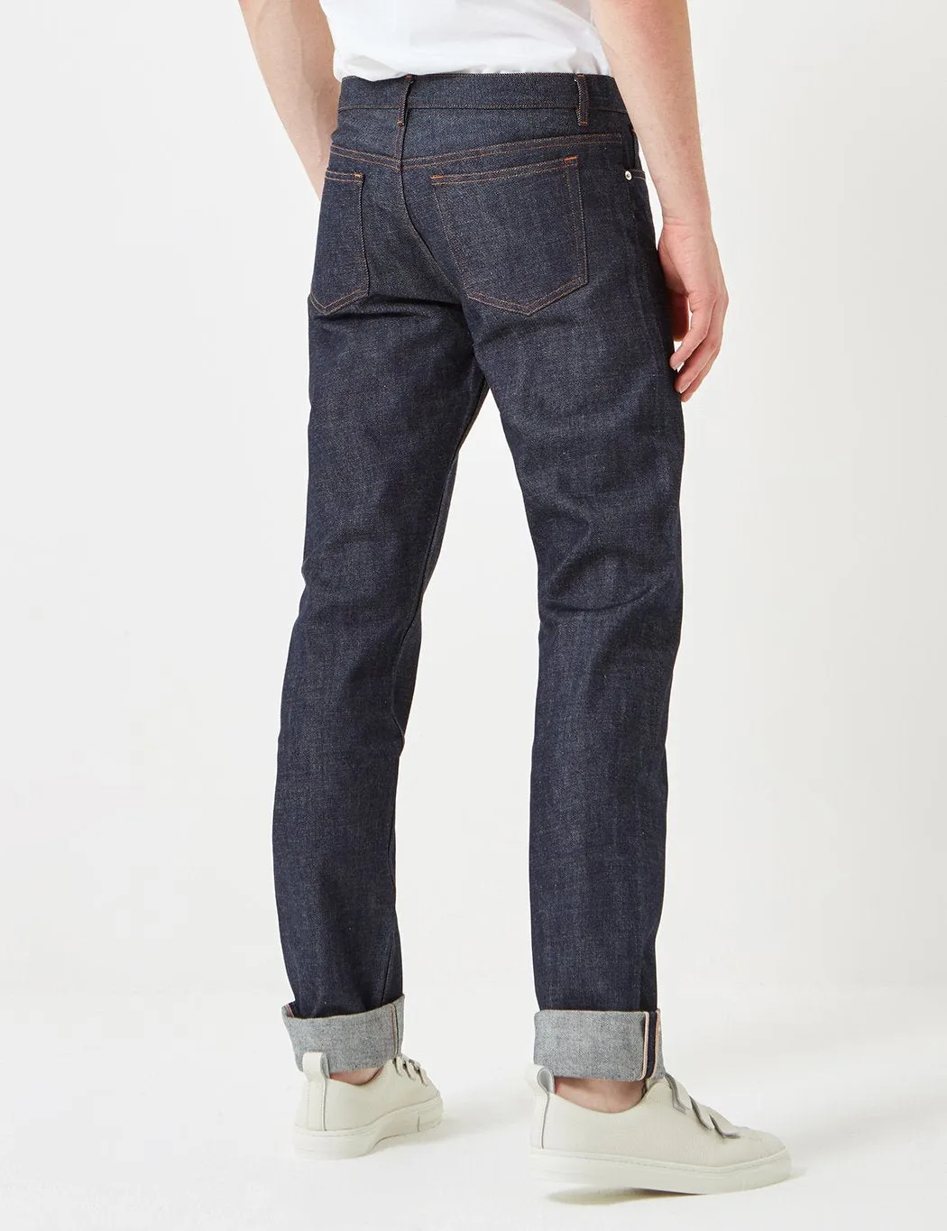 A.P.C. Petit New Standard Jeans (Slim Tapered) - Indigo Blue Denim