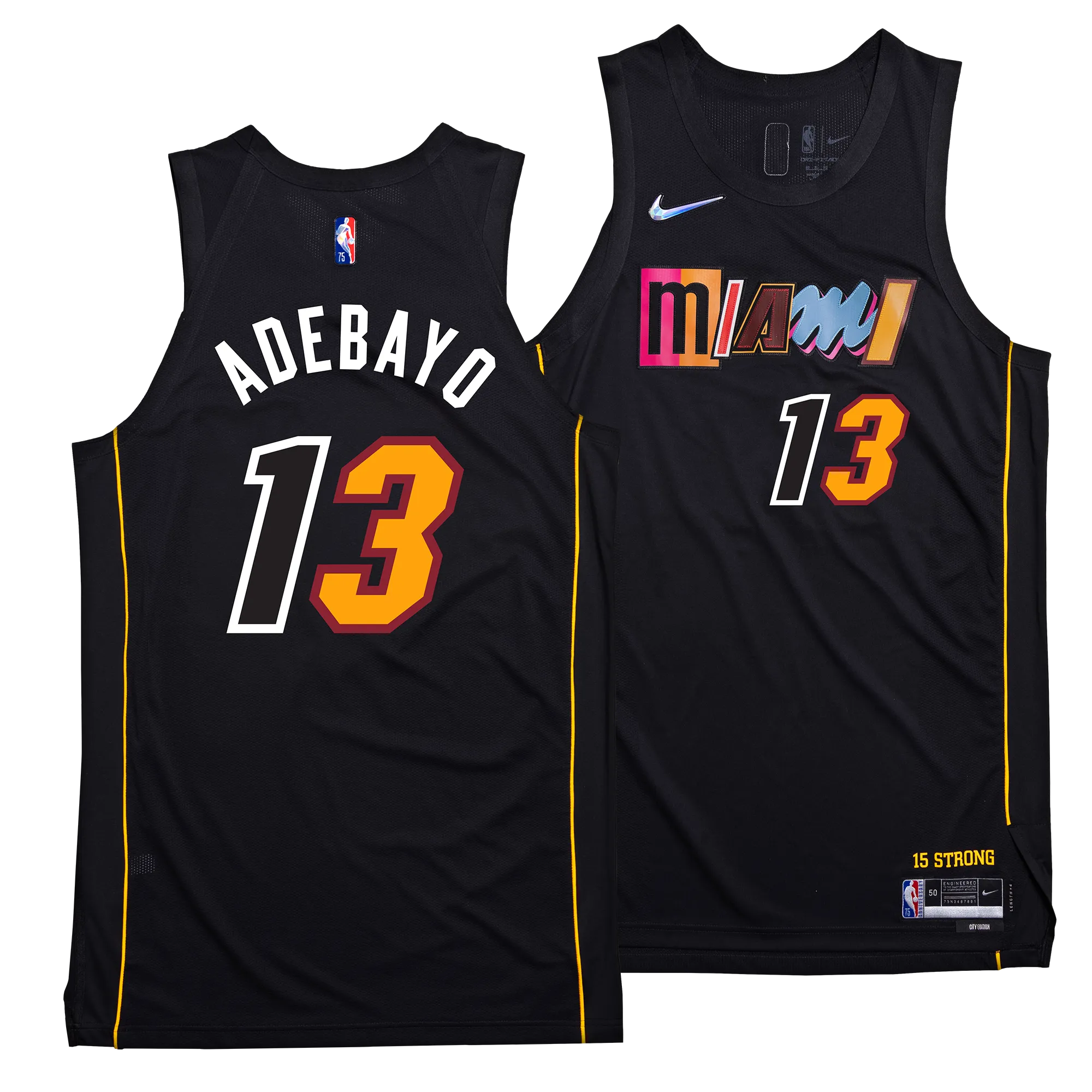 Bam Adebayo Nike Miami HEAT Mashup Swingman Jersey - Player's Choice