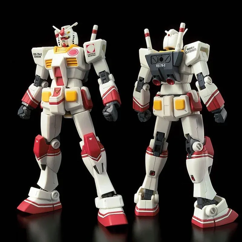 Bandai Gundam Model Kit Anime Figure HG RX-78-2 PR Ambassador Expo 2020 Genuine Gunpla Anime Action Figure Toys for Children