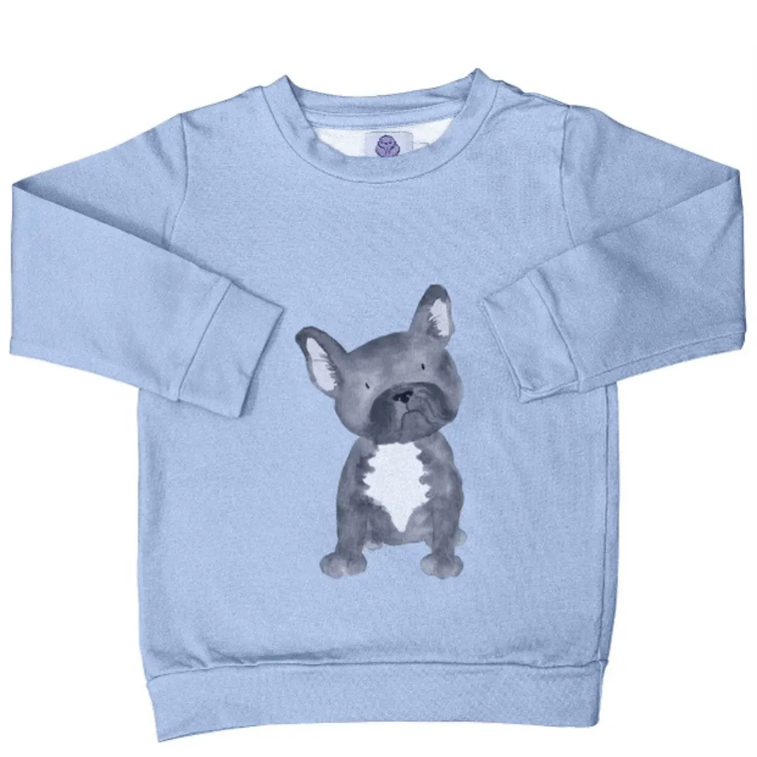 Blue Frenchie Kids' Jumper