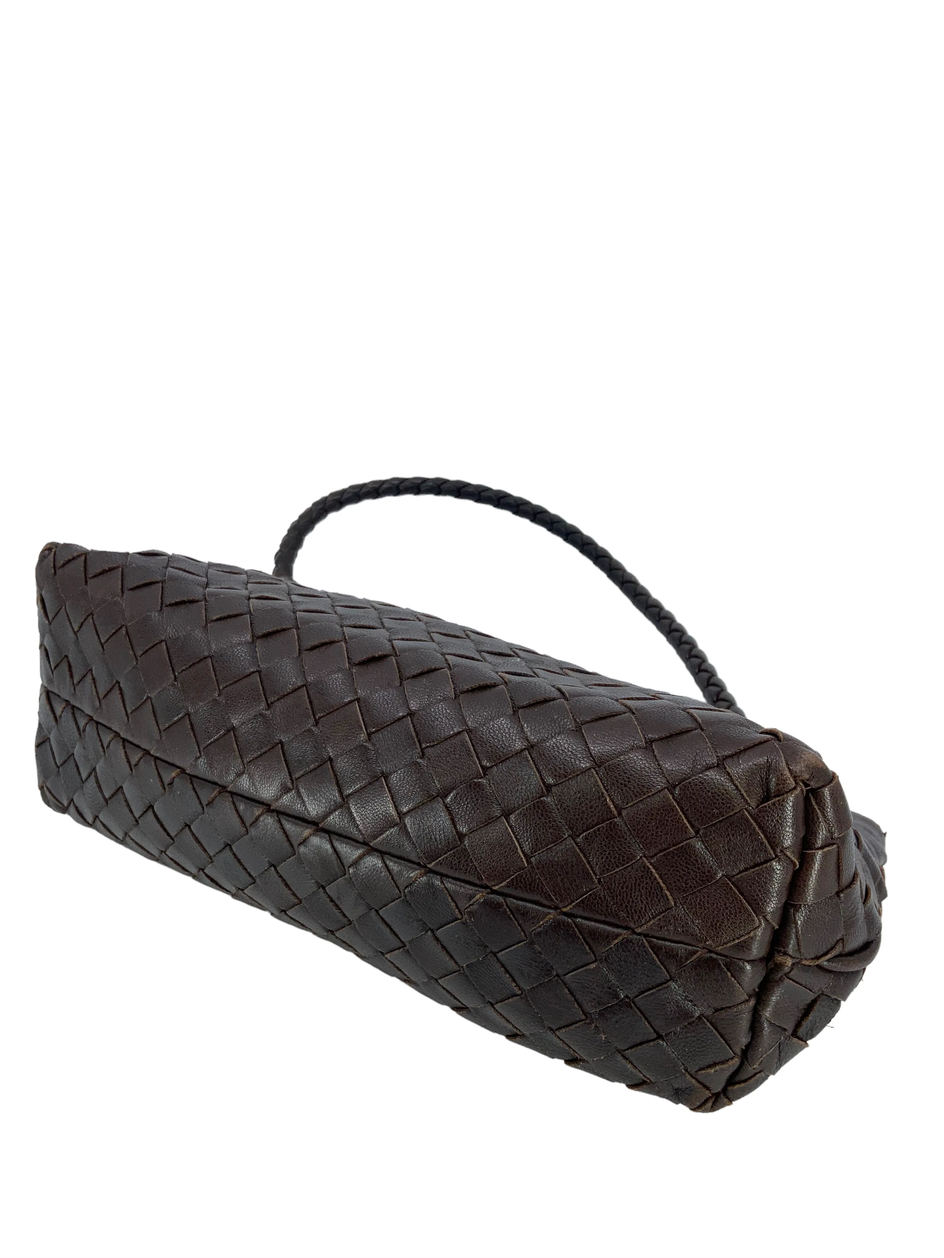 Bottega Veneta Vintage Intrecciato Woven Small Shoulder Bag