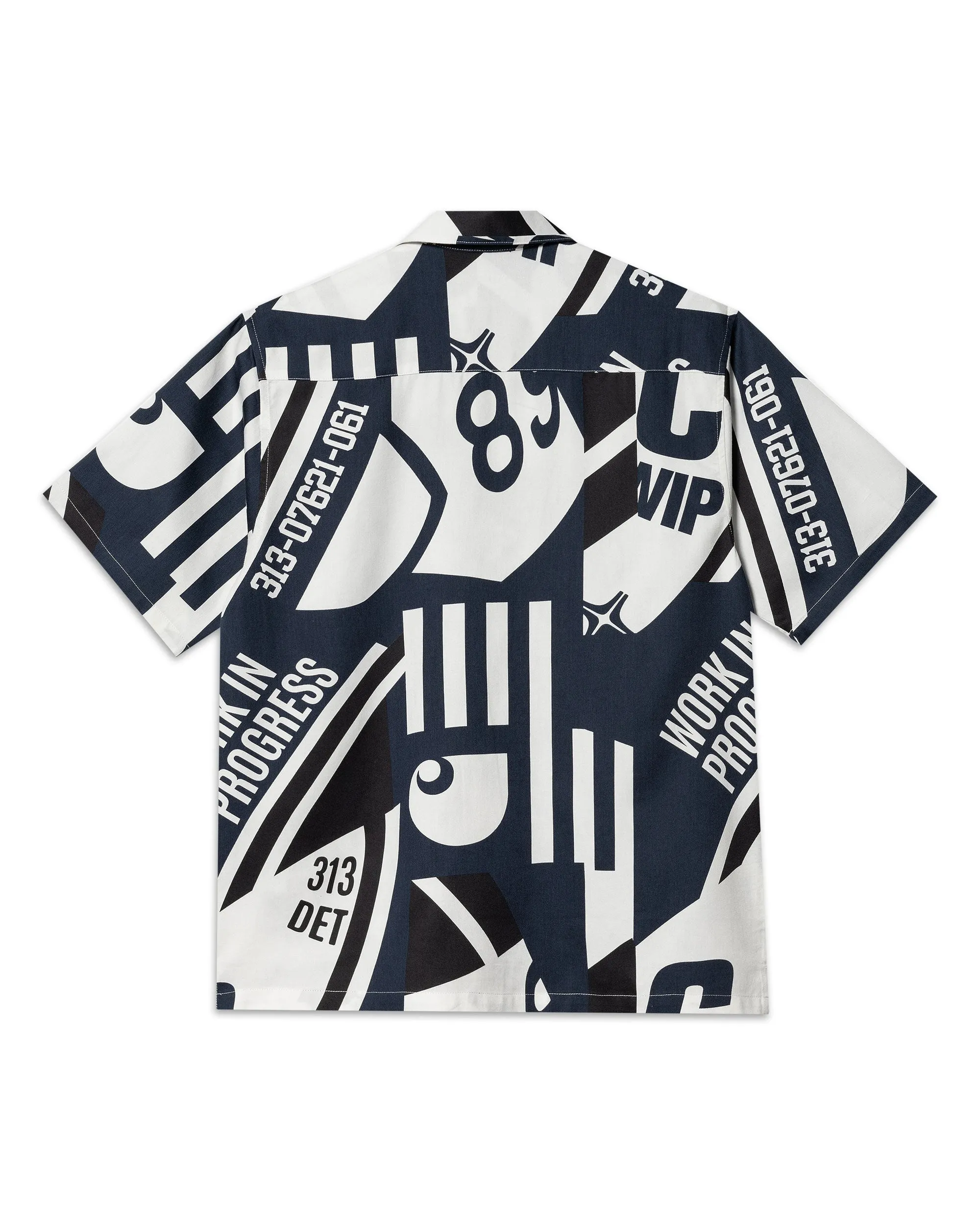 Carhartt Wip Marina Shirt Marina Print Atom Blue