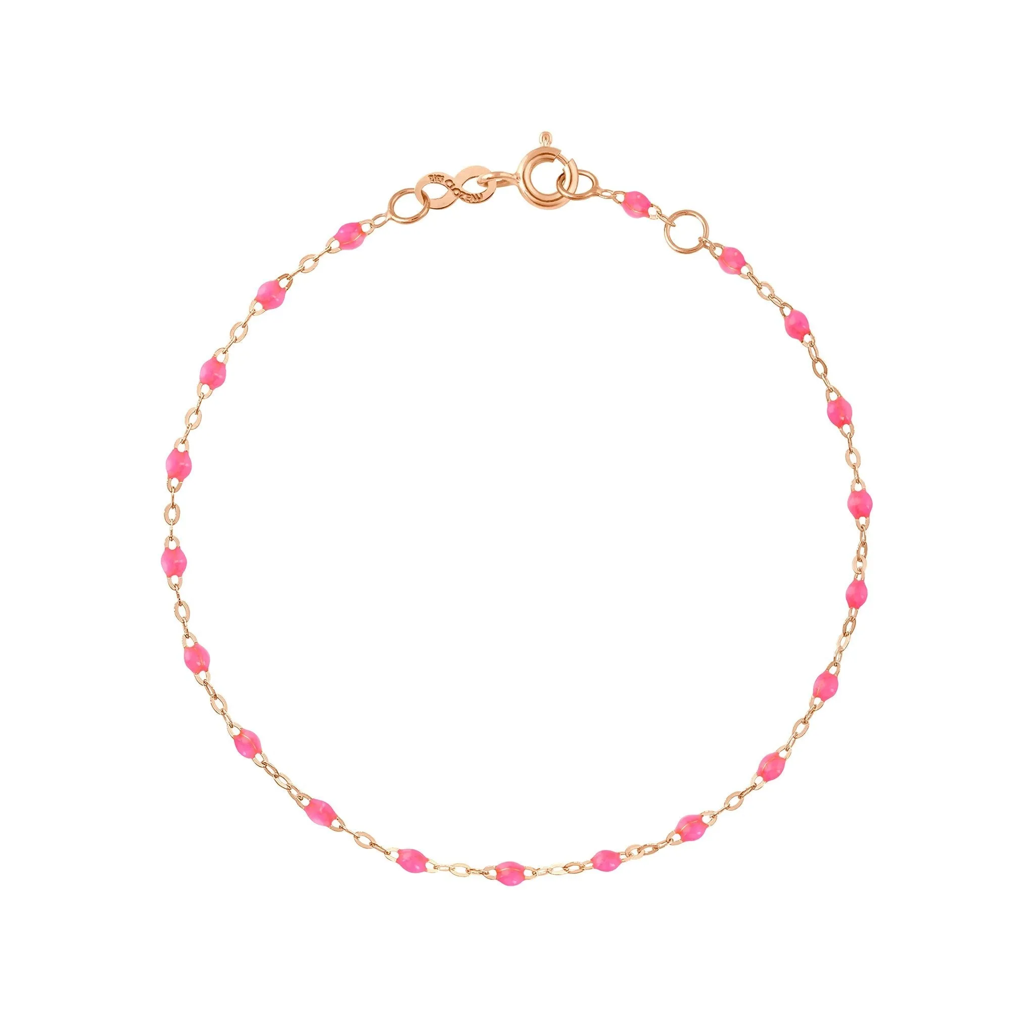 Classic Gigi Pink bracelet, Rose Gold, 7.5"