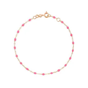 Classic Gigi Pink bracelet, Rose Gold, 7.5"