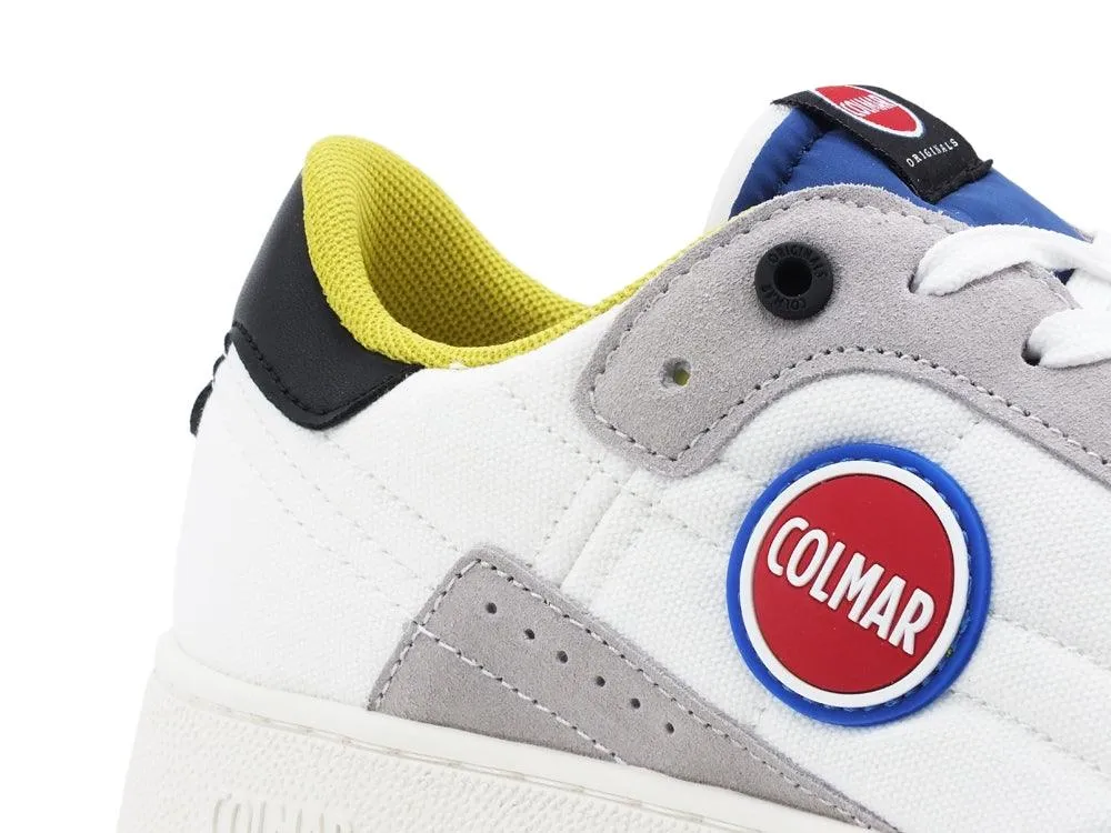 COLMAR Foley Ring Sneaker Uomo Logo White Blue Dust Ylime FOLEYRING058