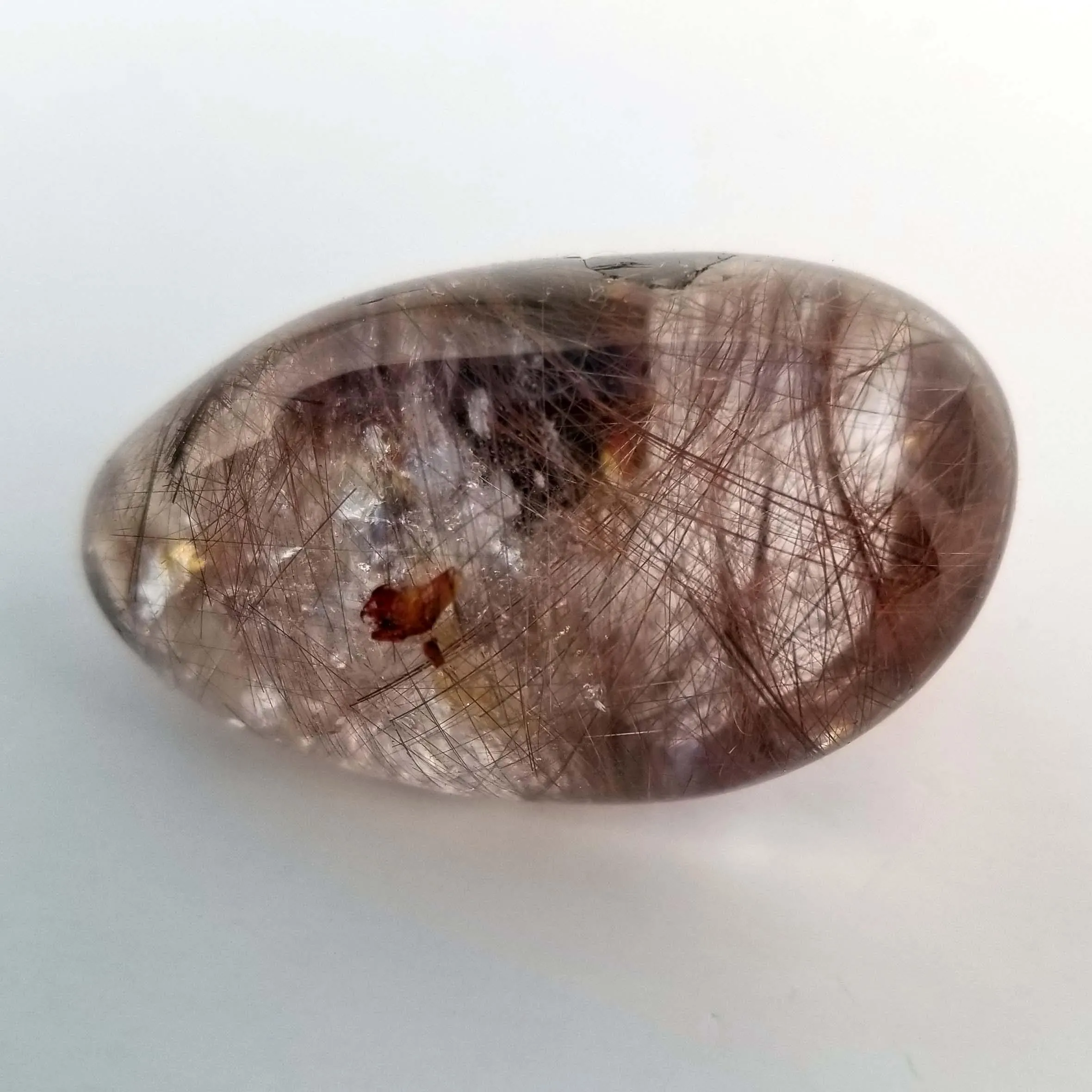 Copper Rutilated Quartz Crystal  - Extra Fine, 171 Carots