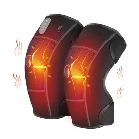 Cordless Vibration Knee Massager with 3 Adjustable Heat & 3 Intensities - 538