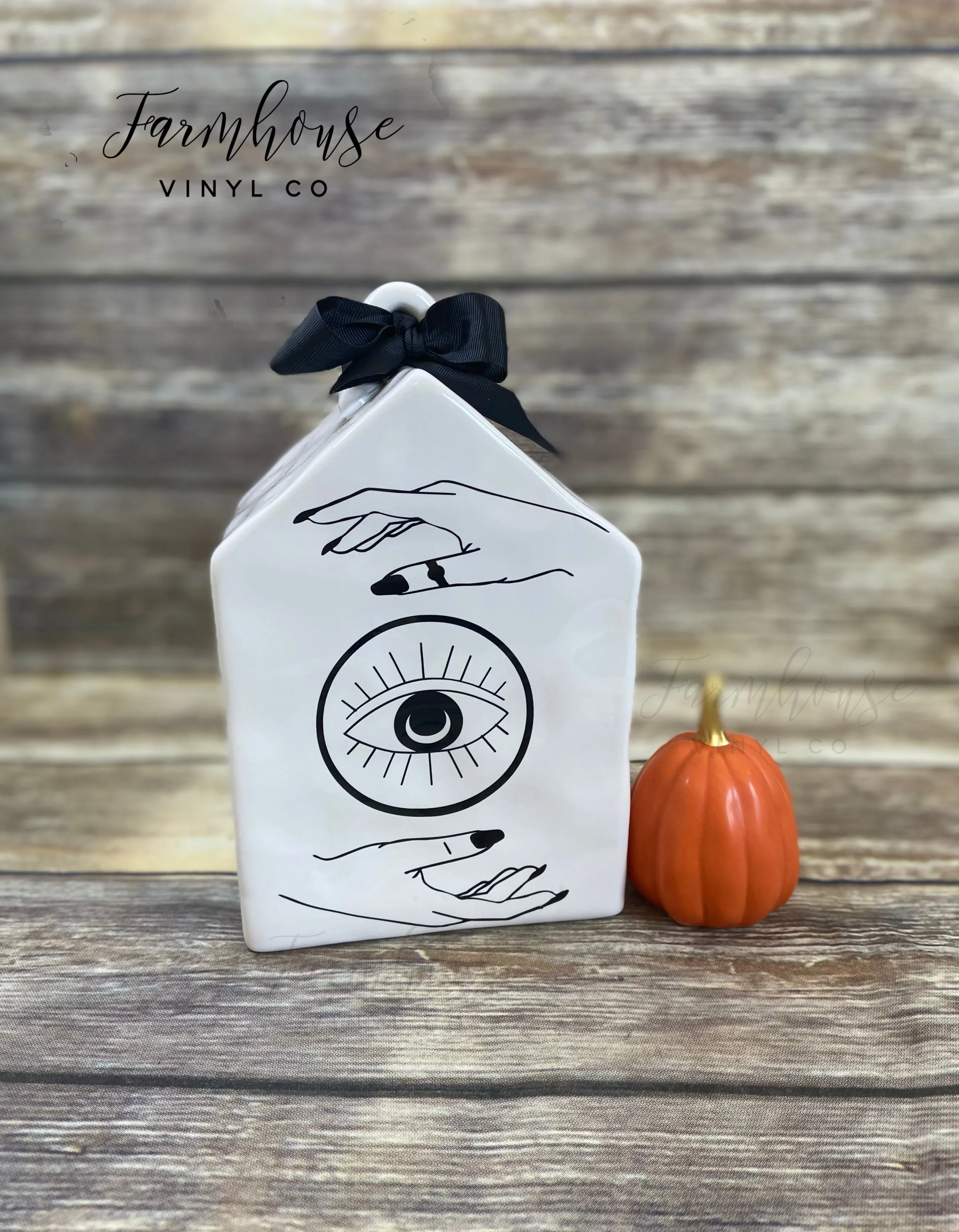 Crystal Ball Halloween Birdhouse Decal