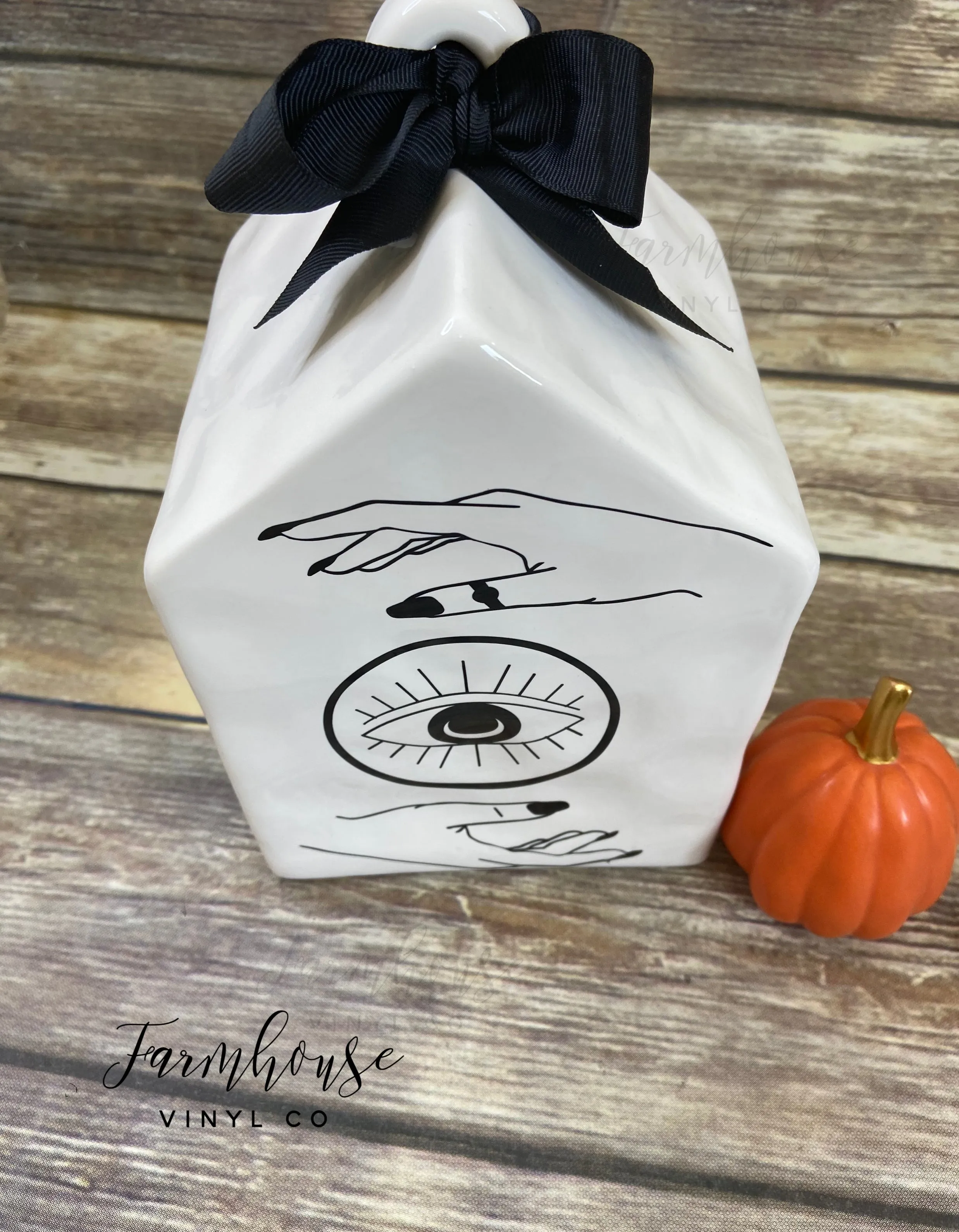 Crystal Ball Halloween Birdhouse Decal