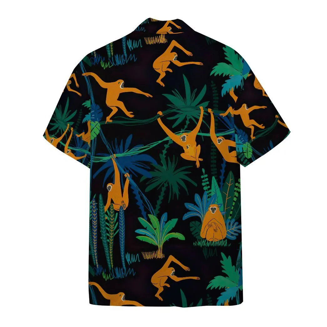 Gearhuman 3D Monkey In The Jungle Hawaii Shirt