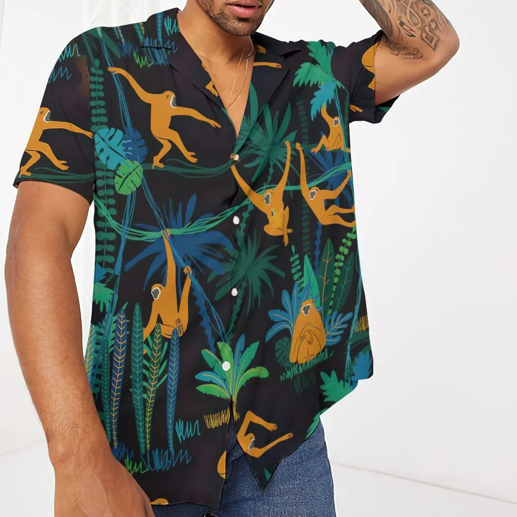 Gearhuman 3D Monkey In The Jungle Hawaii Shirt