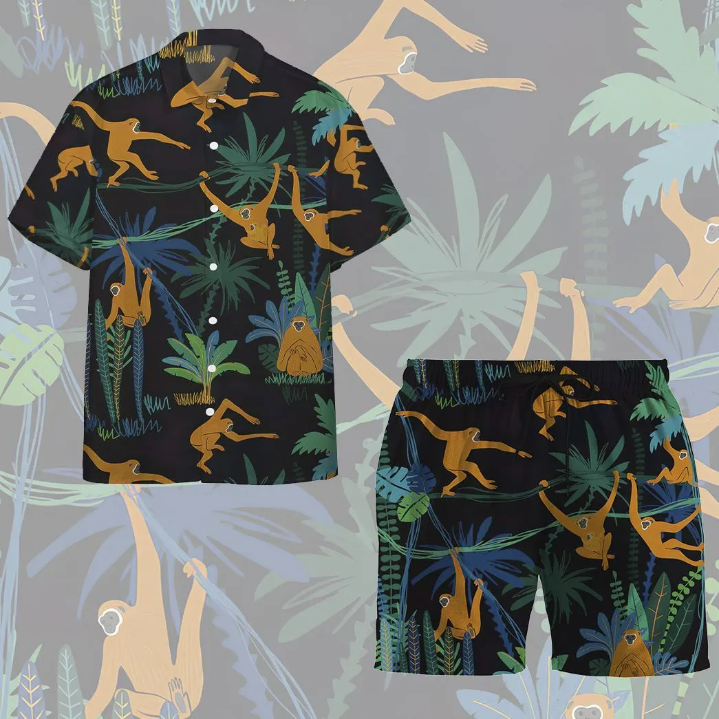 Gearhuman 3D Monkey In The Jungle Hawaii Shirt