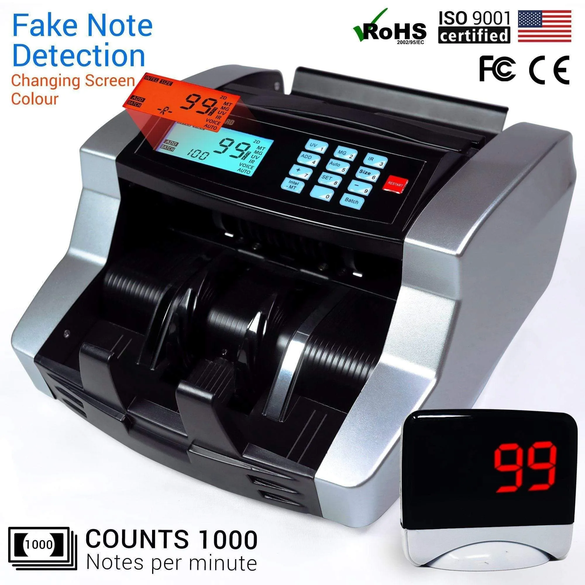 Goldstandard USA Currency Cash Note Counting Machine 3001