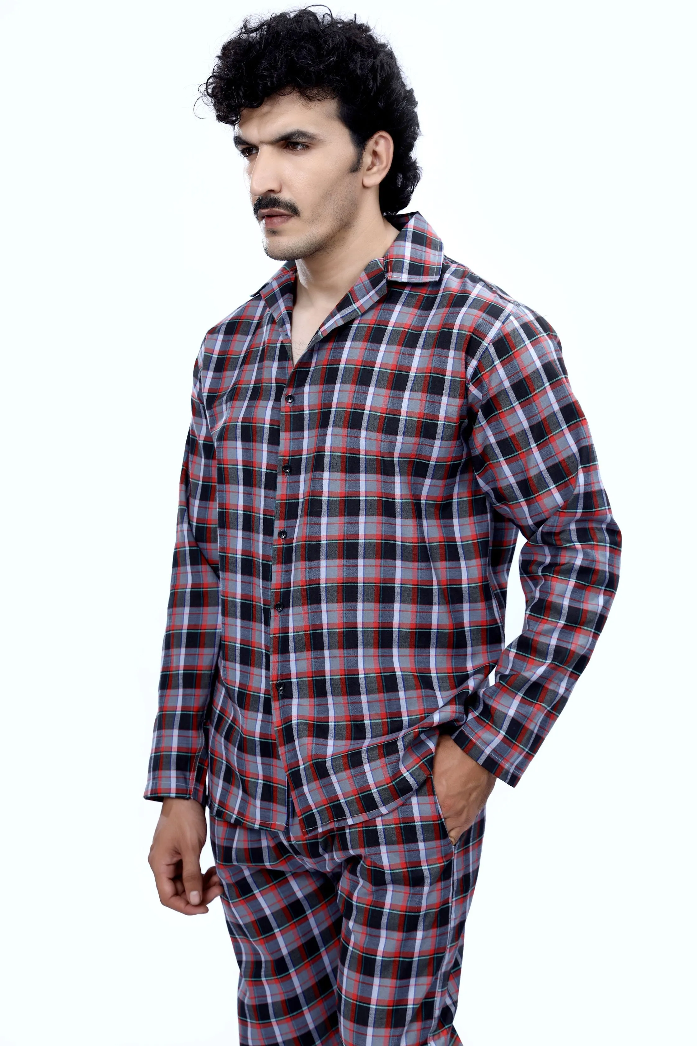 Grey Check Nightsuit