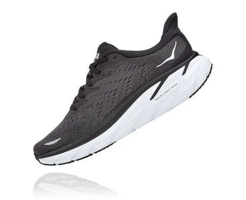 Hoka - Women's Clifton 8 Black/White 1119394 BWHT