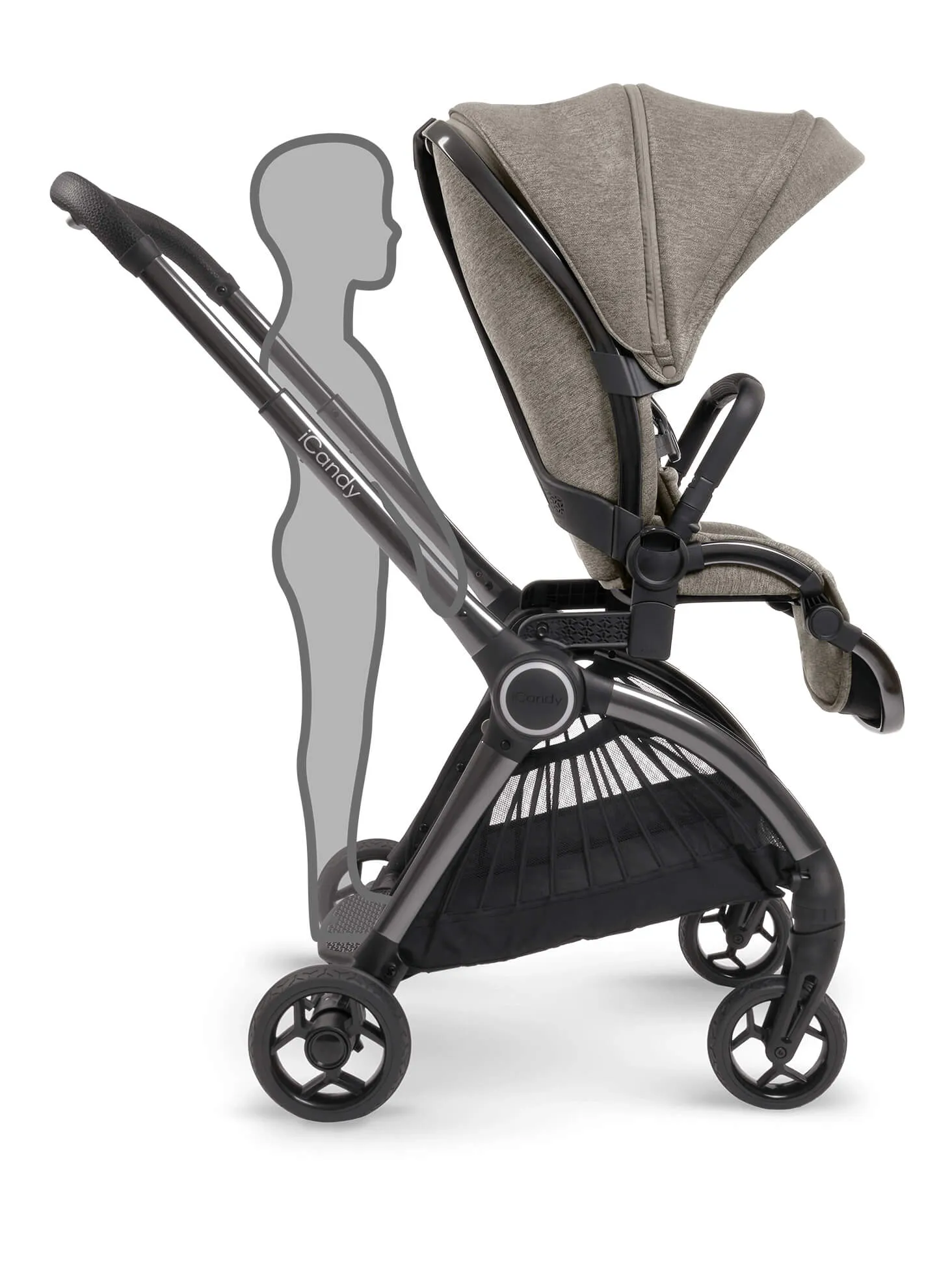 iCandy Core Cloud T Complete Travel System - Light Moss