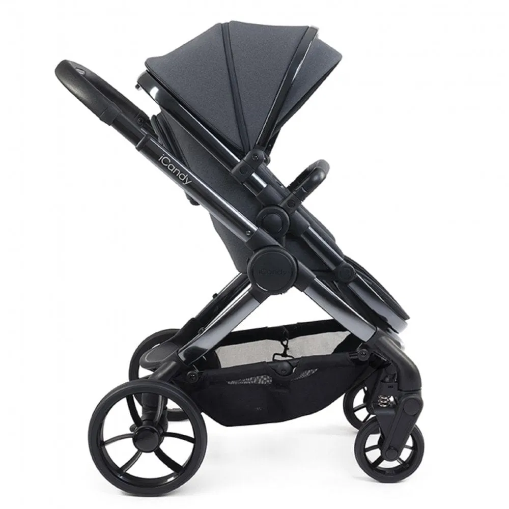 iCandy Peach 7, Pebble 360 PRO Complete Travel System Bundle - Dark Grey