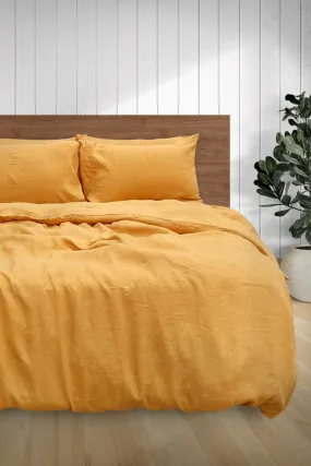 Linen Bedding, Honey