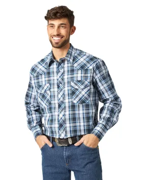 Men's Assorted Plaid Western Long Sleeve Shirts