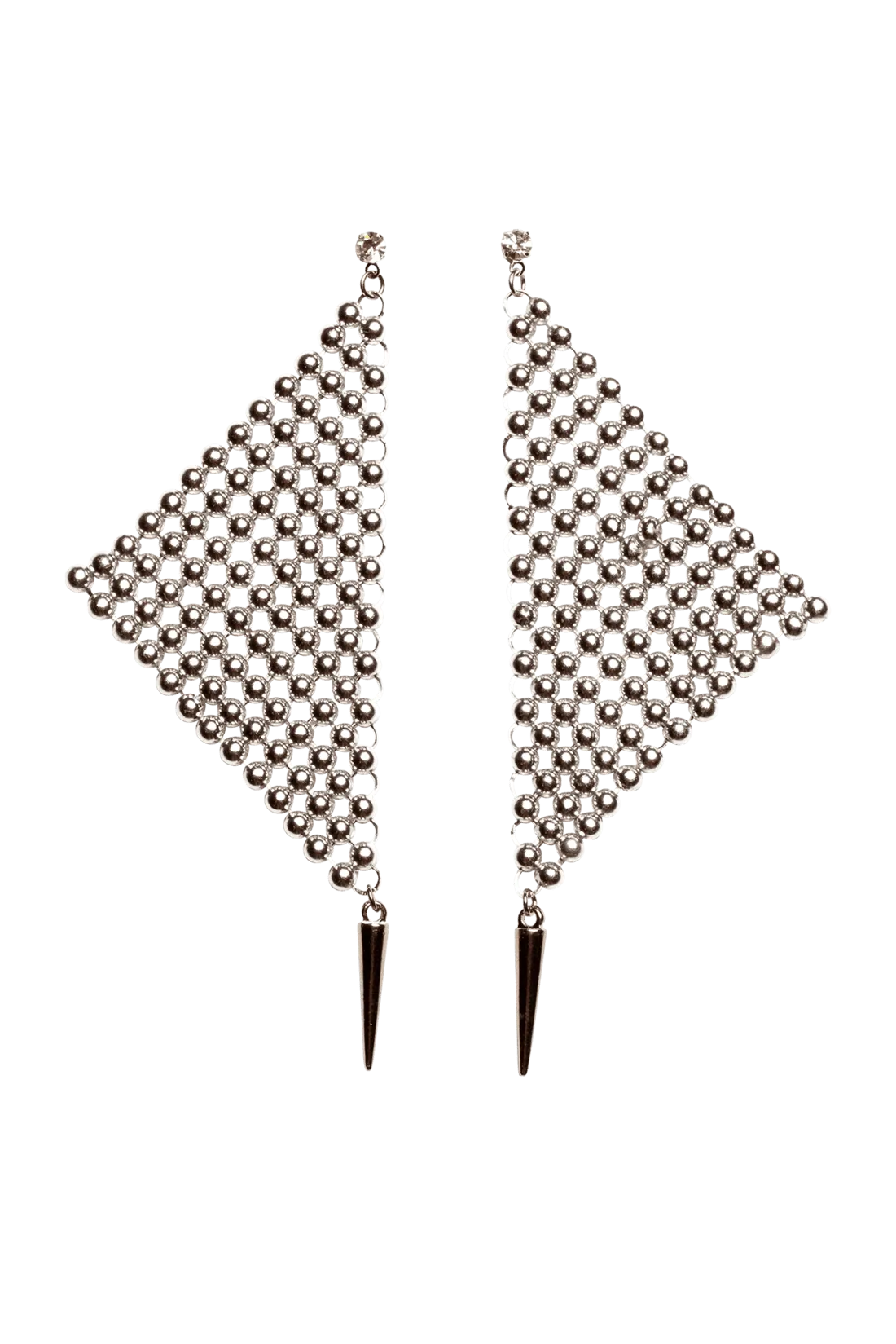 METAL MESH EARRINGS