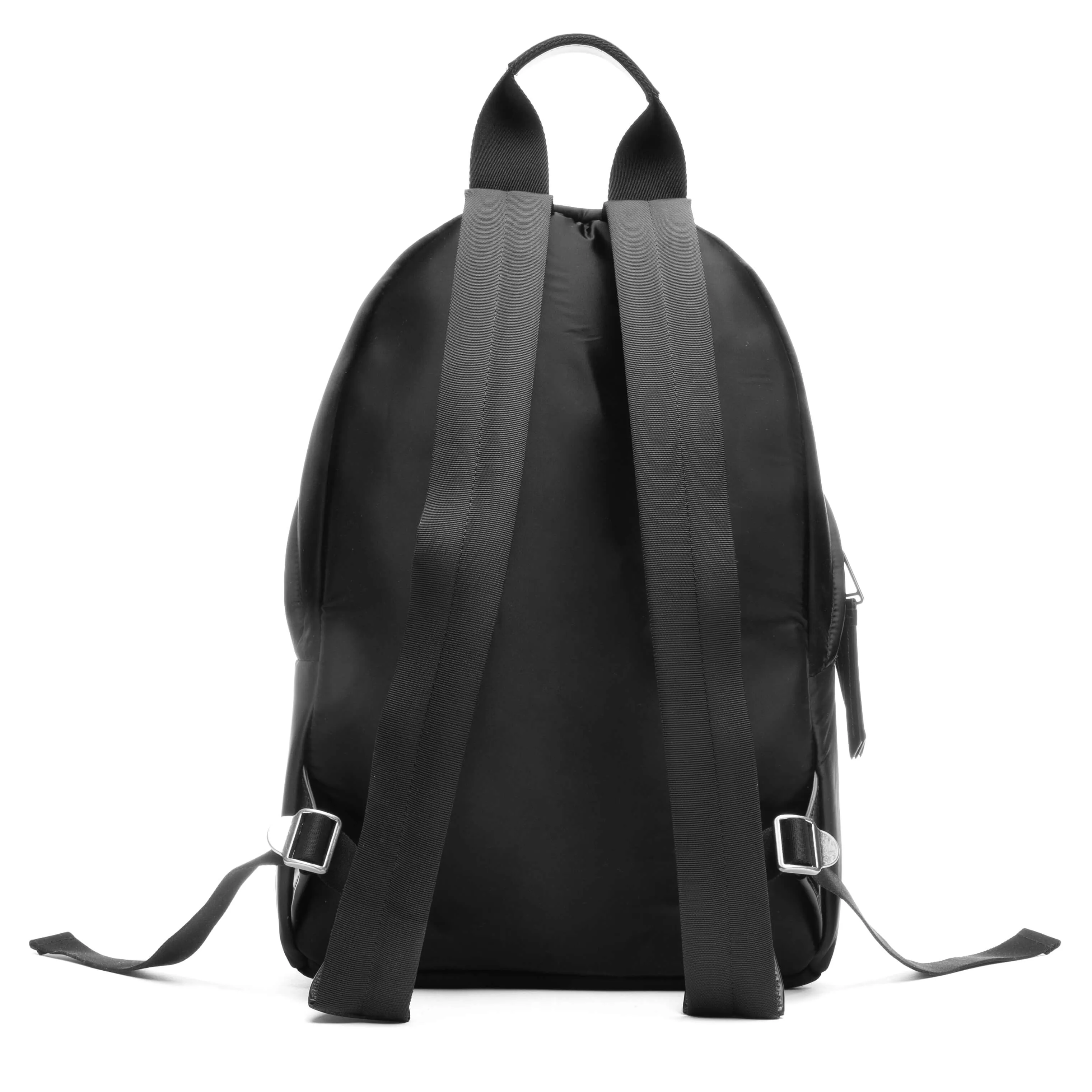 Nylon Backpack - Black/White