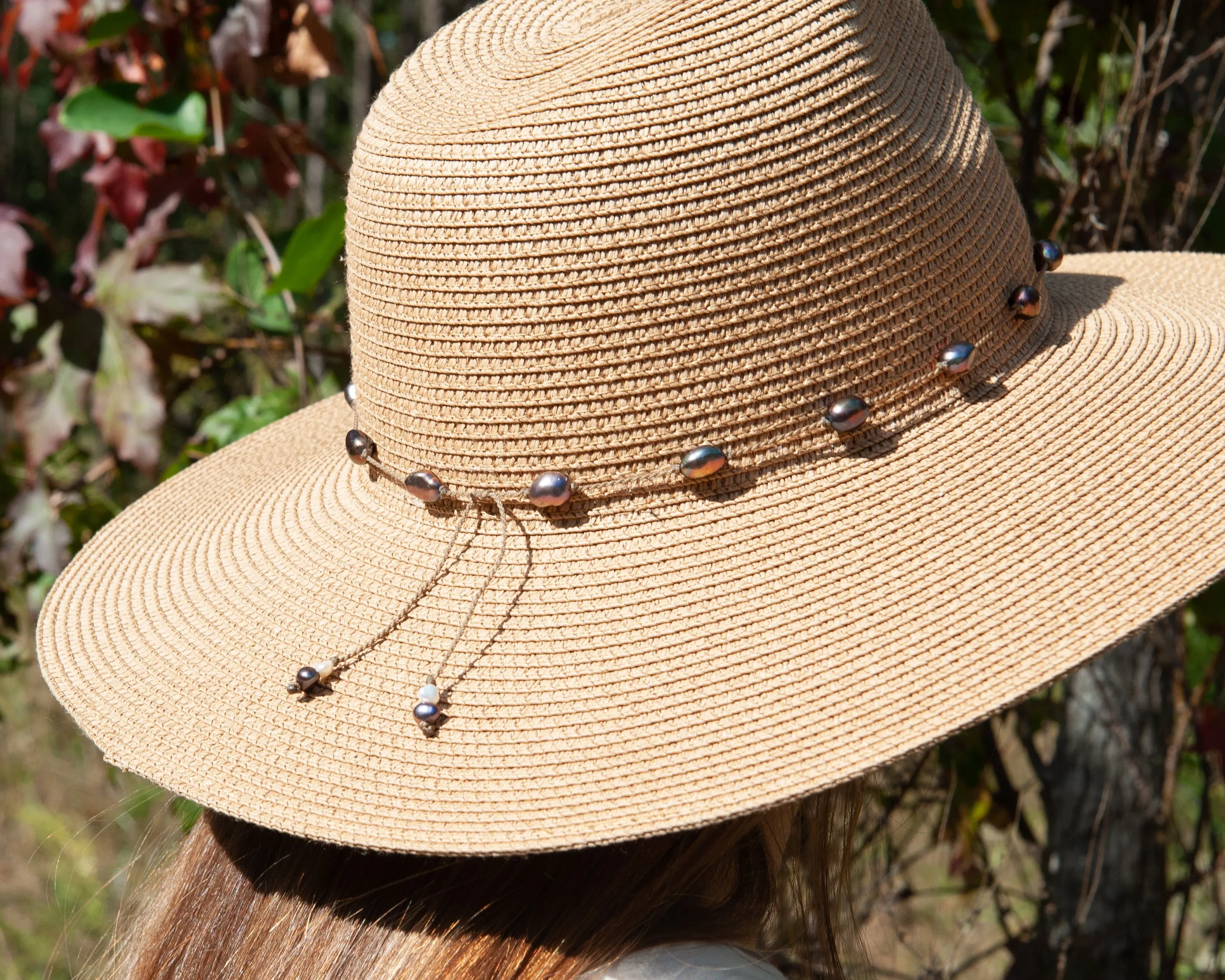 Pearl Duets - necklace   hatband