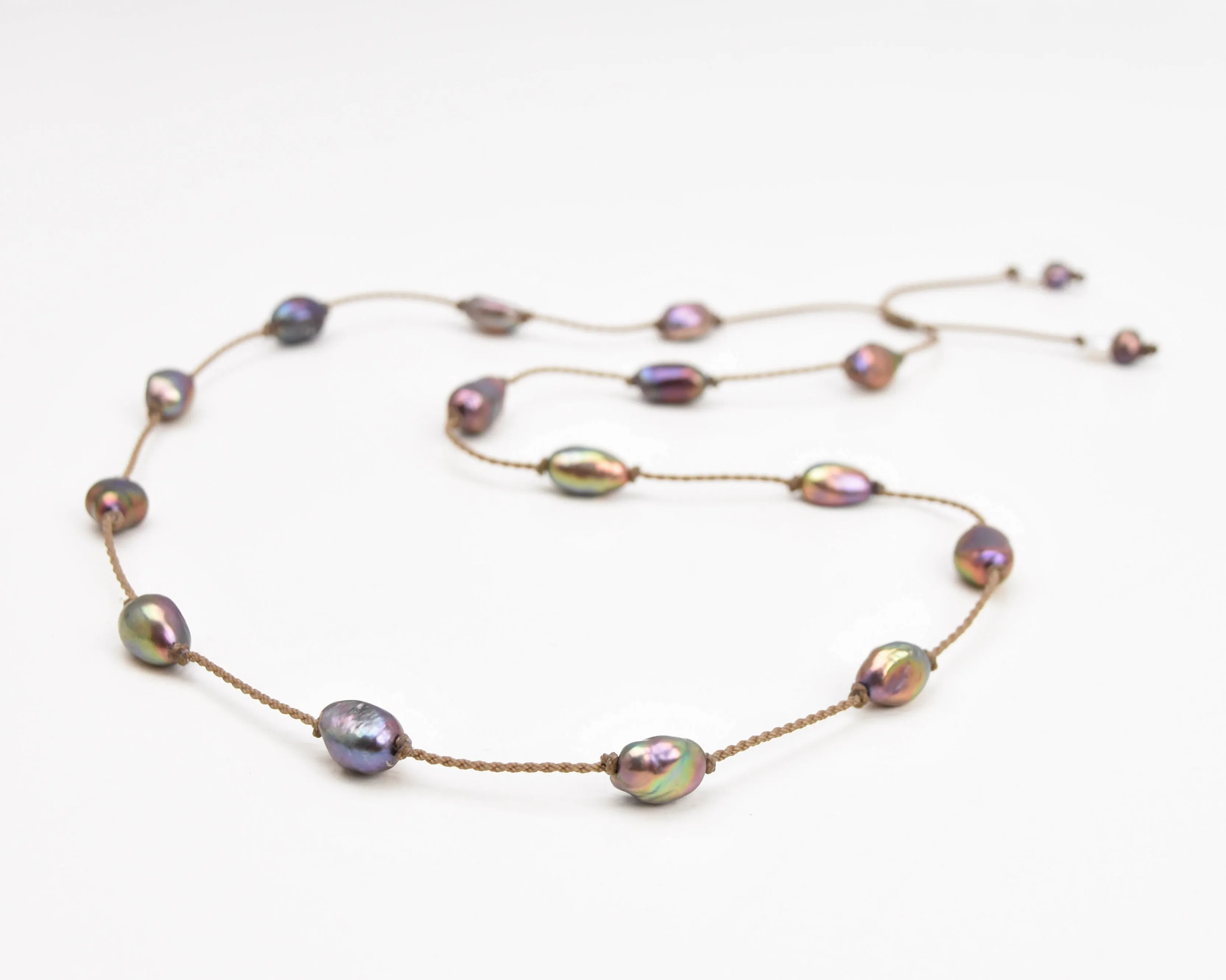 Pearl Duets - necklace   hatband