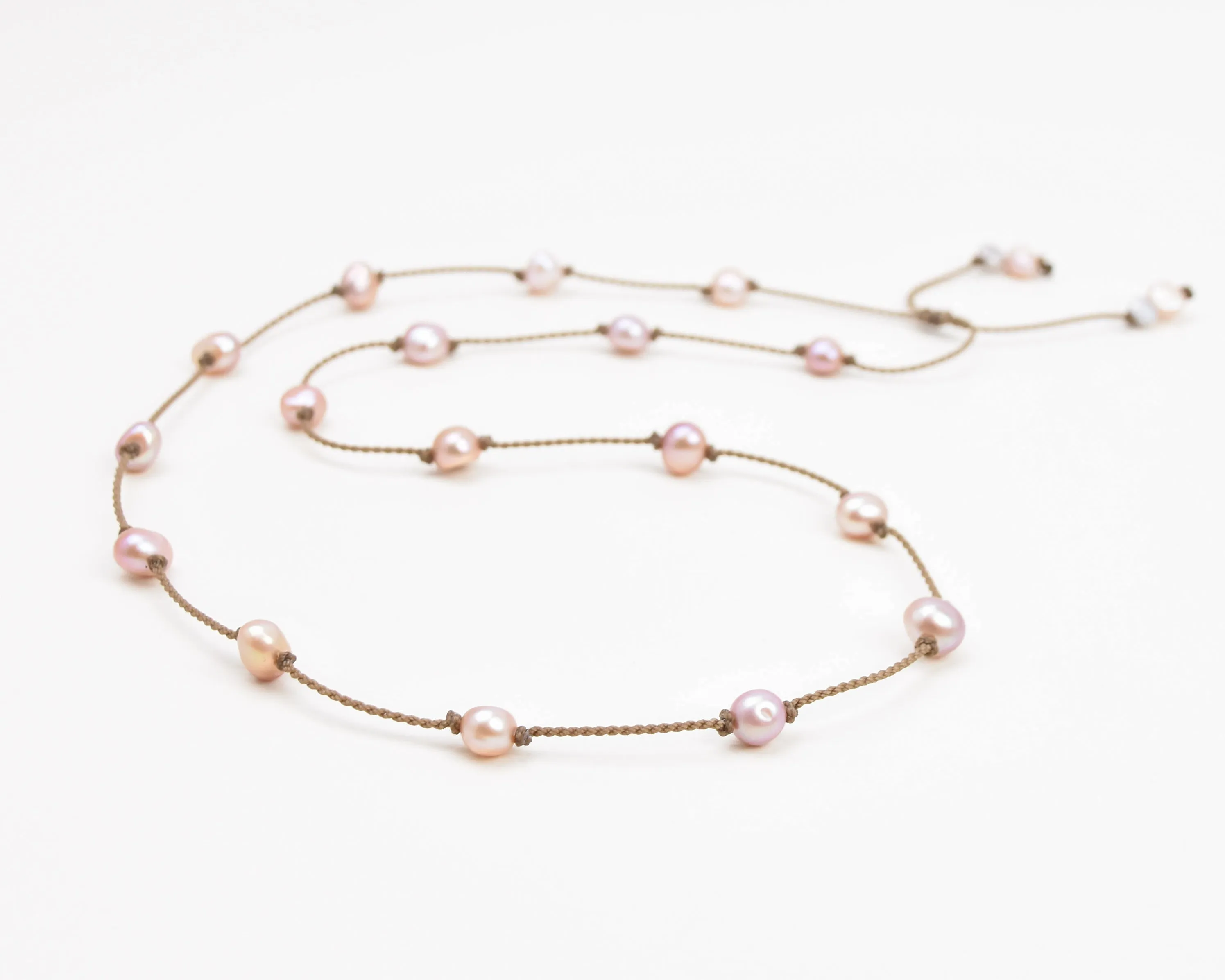 Pearl Duets - necklace   hatband