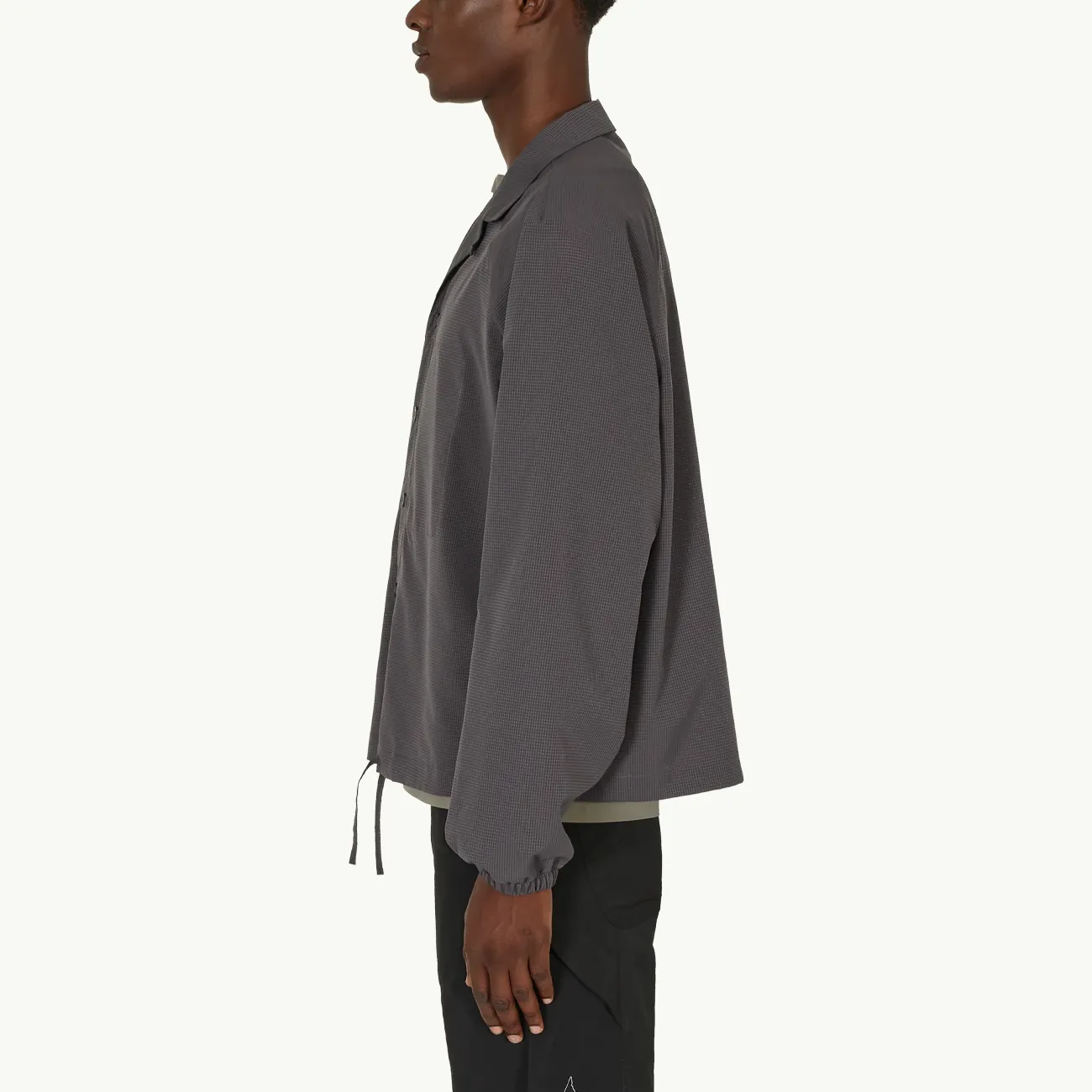 Perforated Shirt - Graphite