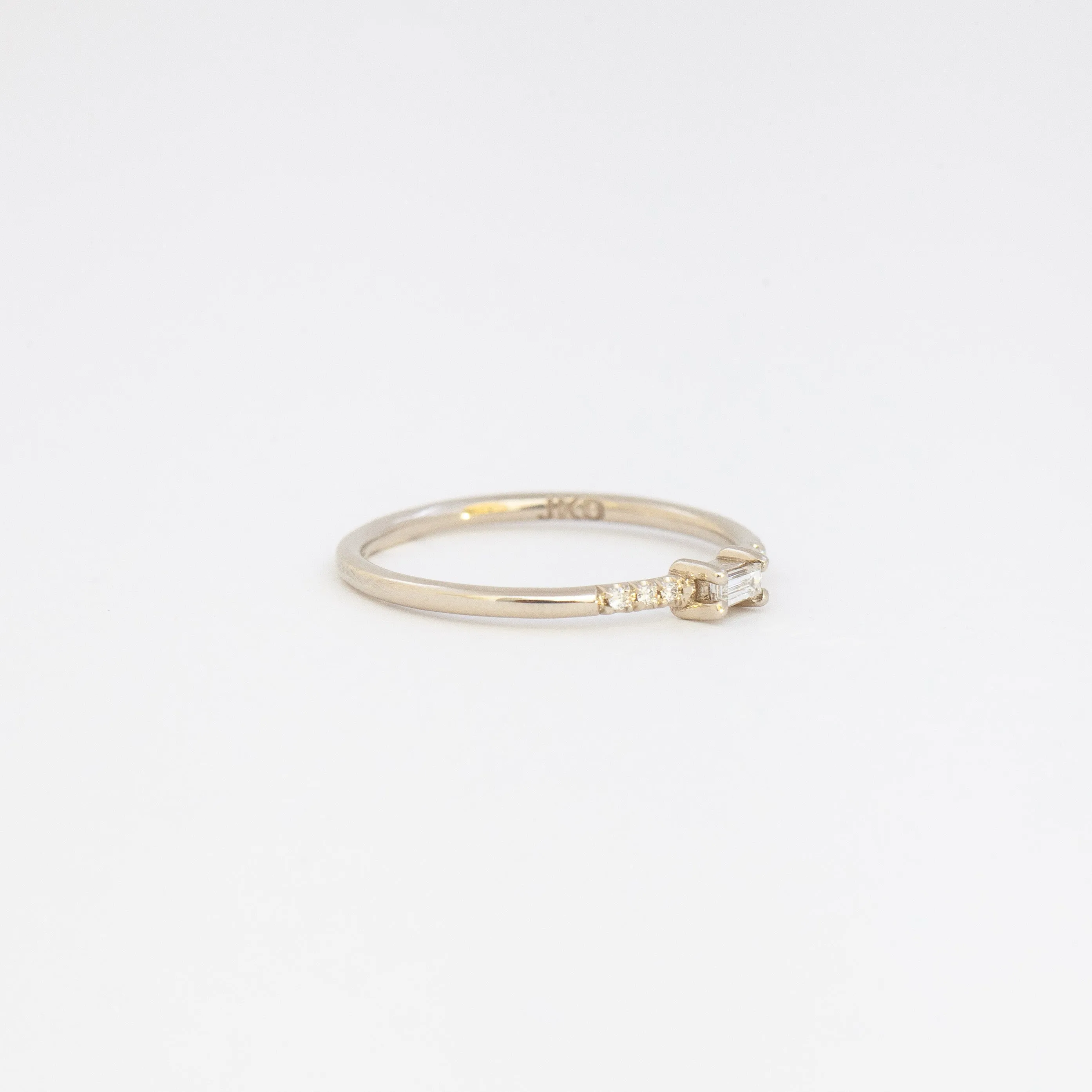 Petite Baguette Equilibrium Ring