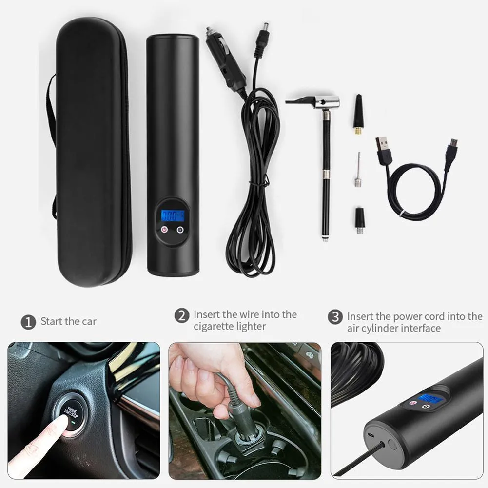 Portable Electric Car & Bike Tire Pump