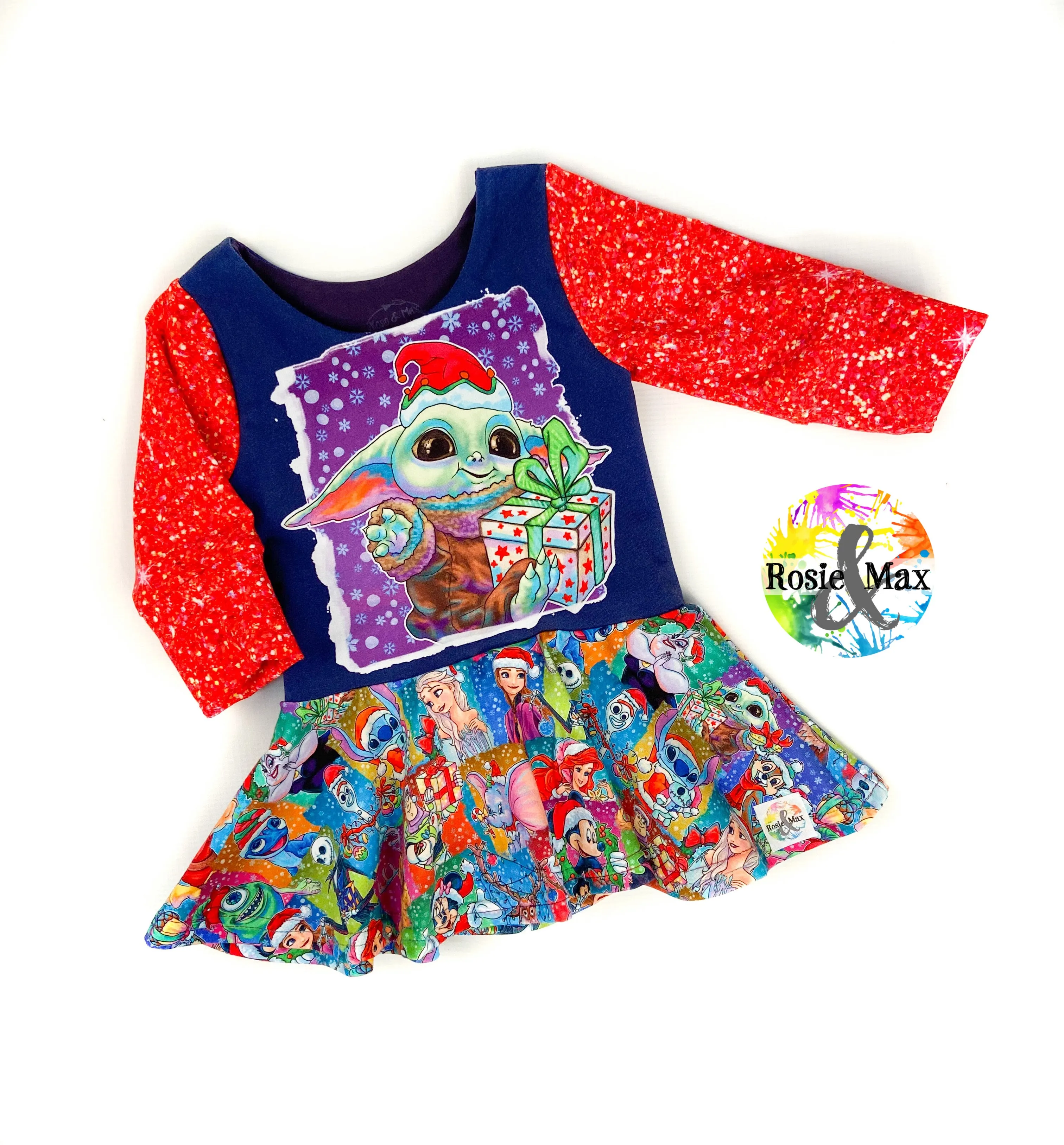 PREORDER - Christmas Sweater - Elsa - Isla Tunic w/PANEL