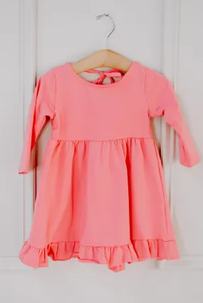 Princess Pink Kids Ruffle Dress