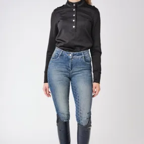 PS of Sweden Blue Denim Maggie Jeans Breeches