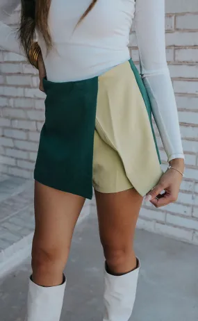 respect me skort - hunter green