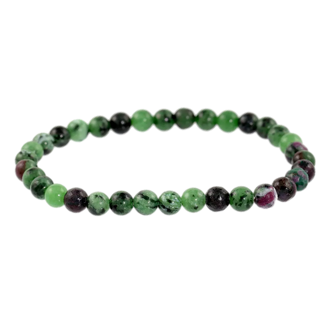 Ruby Zoisite Gemstone Bracelet