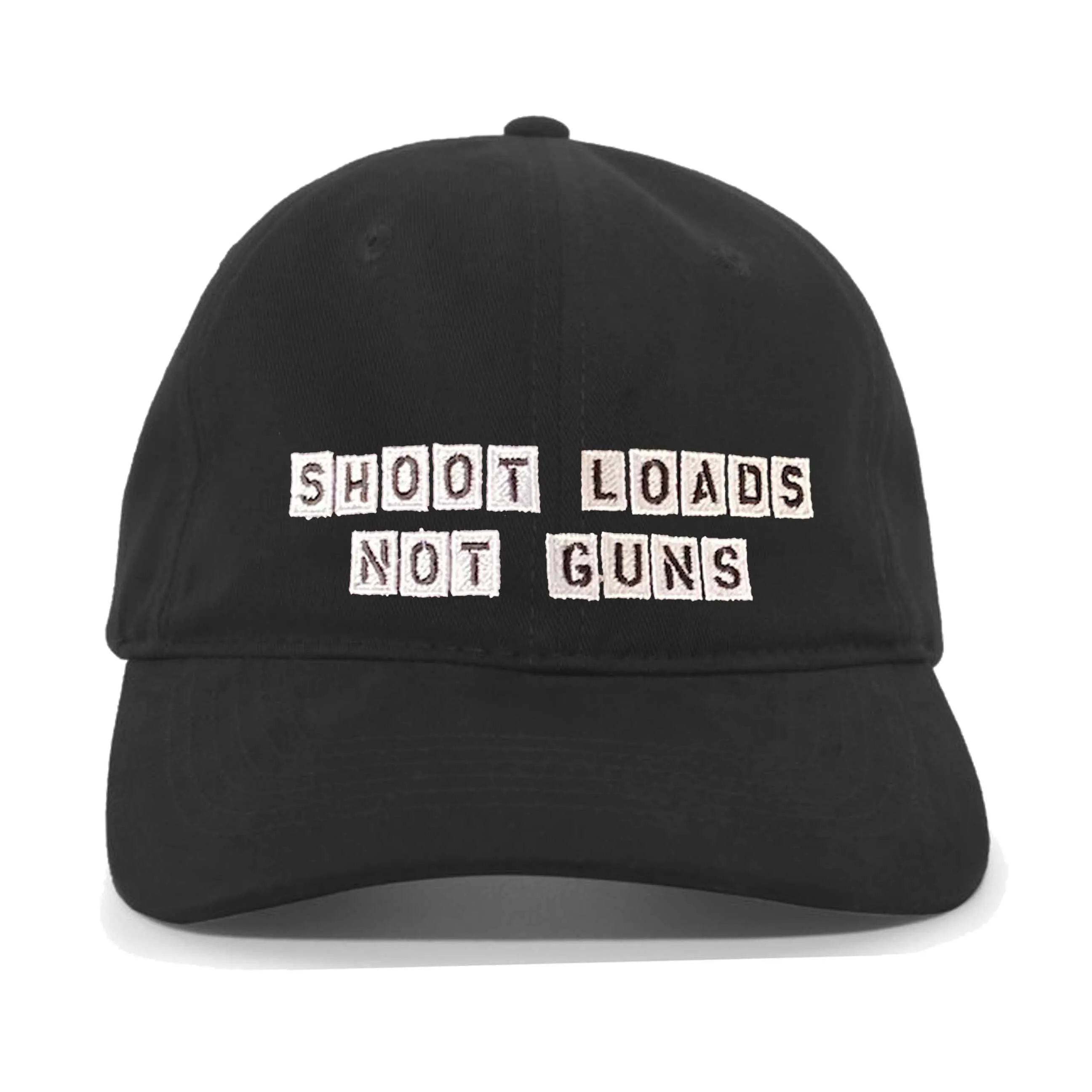 Shoot Loads Not Guns Twill Dad Hat Supporting Gays Against Guns