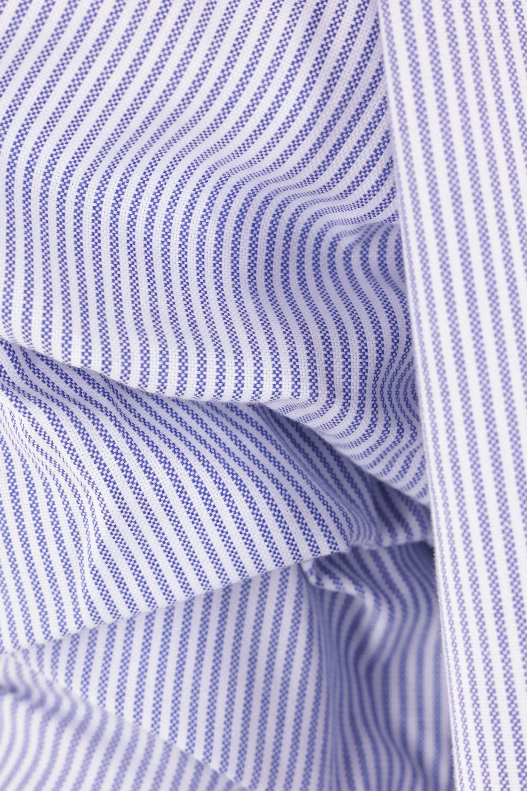 striped cotton rolled-up sleeve shirt