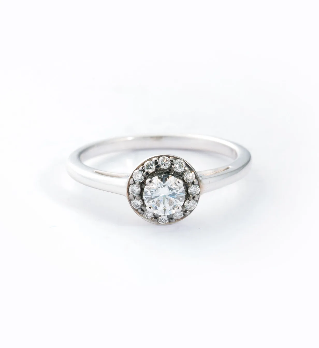 Tiny Round Rosette Ring