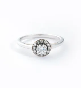 Tiny Round Rosette Ring